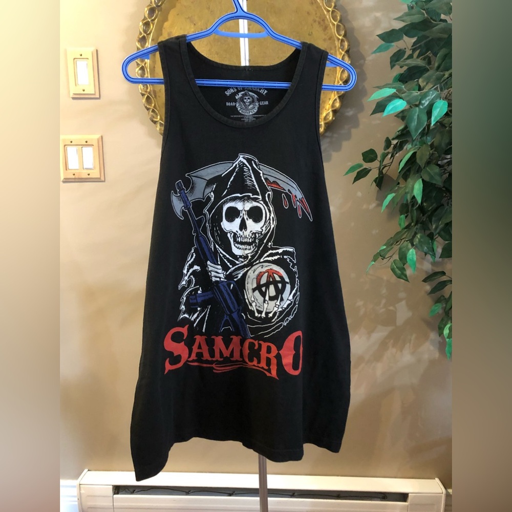 Black sons of anarchy Graphic Tank Top